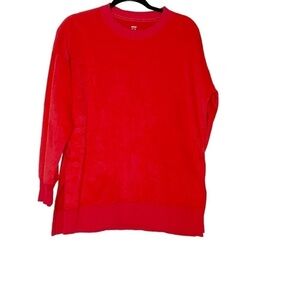Aerie orange sweatshirt with side splits. Size XS